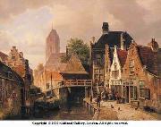 unknow artist European city landscape, street landsacpe, construction, frontstore, building and architecture.058 oil painting reproduction